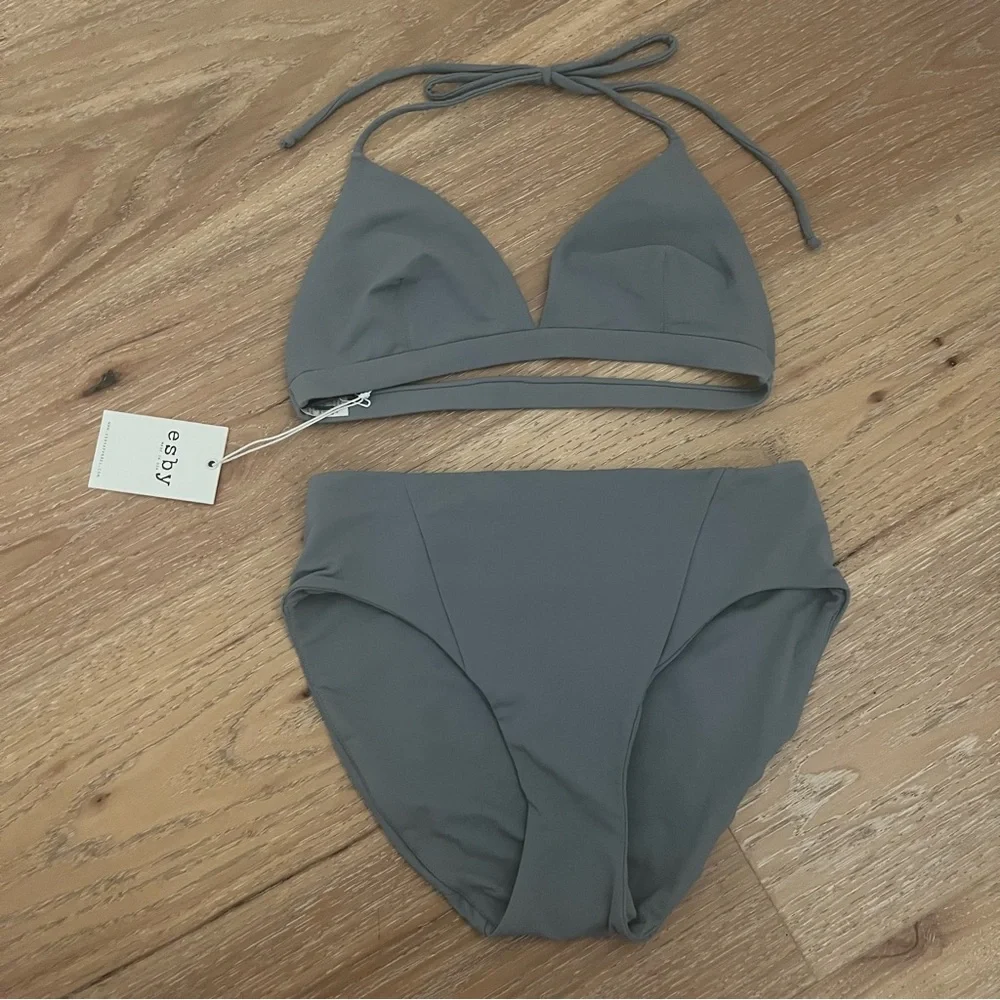Esby blue two piece bikini swimsuit